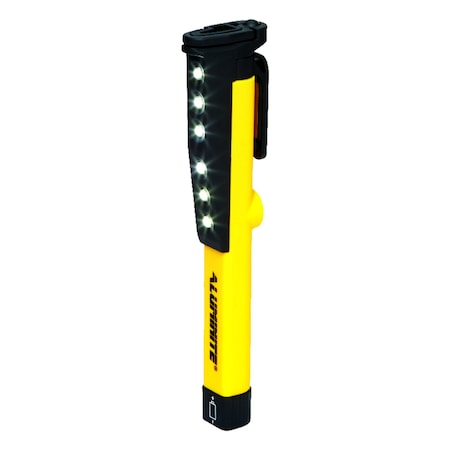 Aluminite Aluminite Dark Bewarei 100 lm Black/Yellow LED Work Light AAA Battery 10050